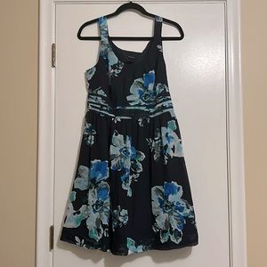Blue floral dress - Ann Taylor size 6